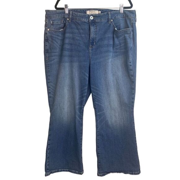 Torrid Women's First At Fit Blue Bootcut Denim Jeans Size 22 - Picture 1 of 6